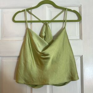 Lulus - Green Tank Blouse